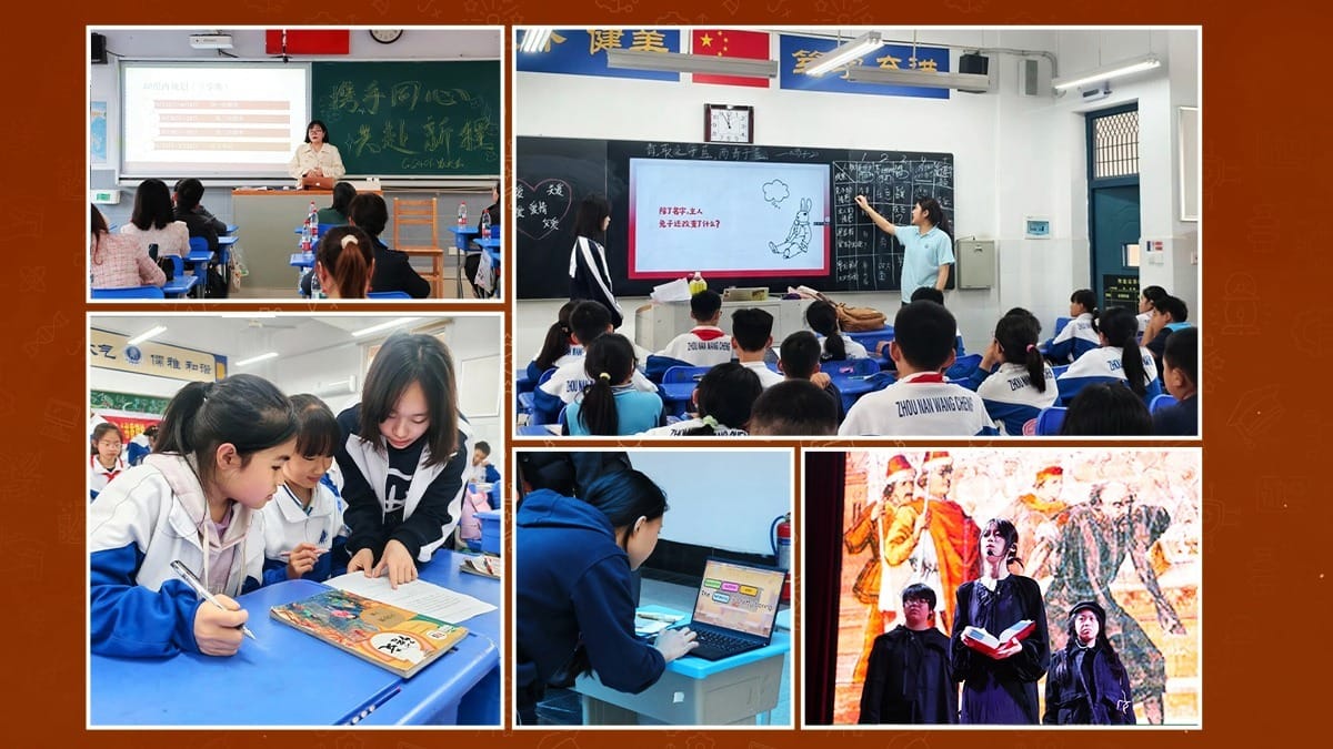 Changjun Bilingual School Changsha classrooms, students learning, and cultural activities