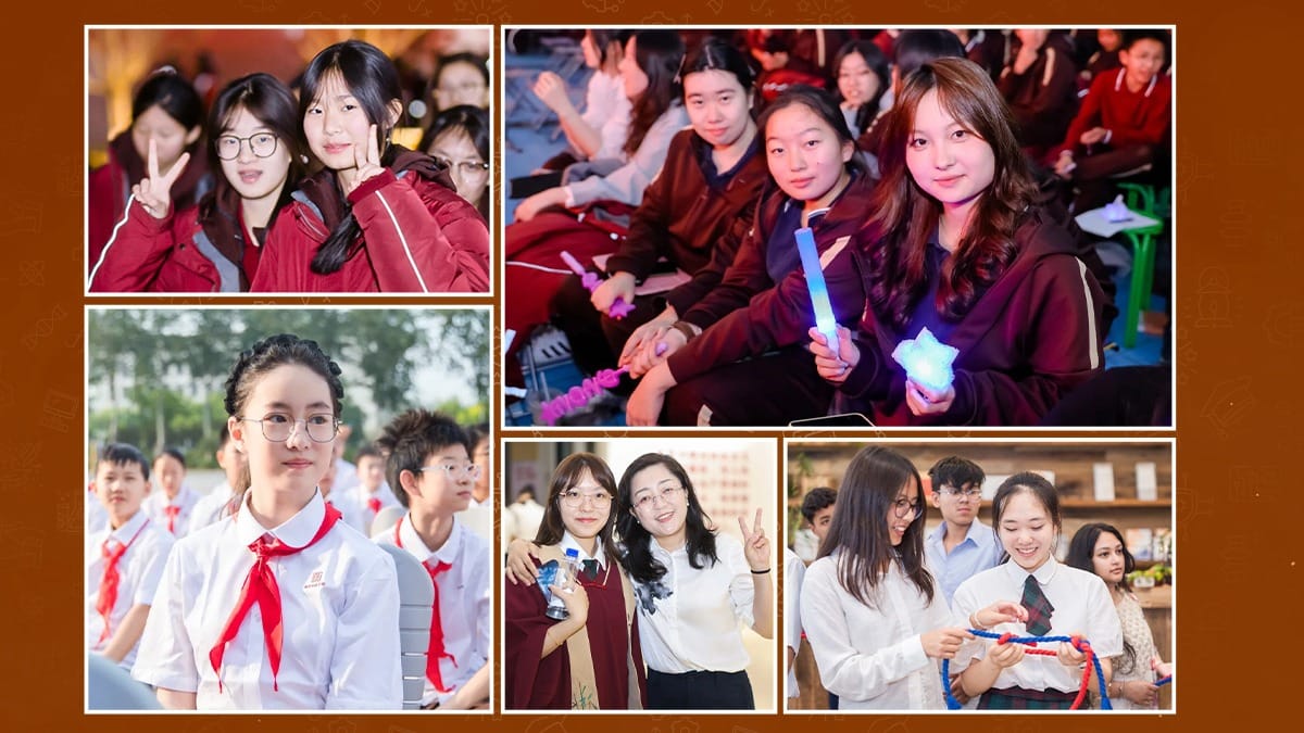 Yinghua Academy of Tianjin students at school events and activities collage