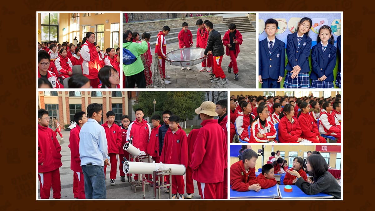 Guiyang New World School students in various learning activities and school events