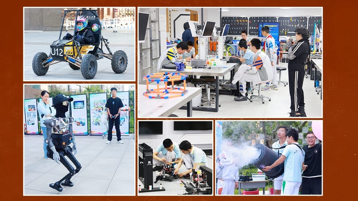 Beijing BAYI School International Department students in robotics and STEM projects