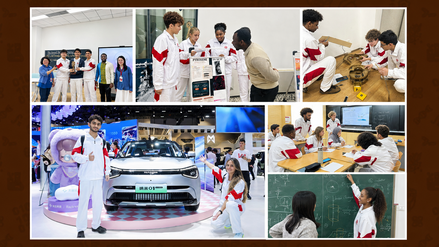 High School Affiliated to Renmin University international students in class and competitions