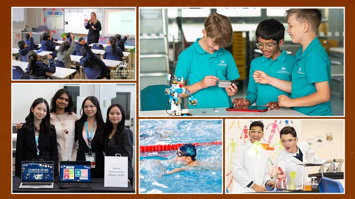 Nord Anglia Schools in China pupils in robotics, science labs and swimming lessons