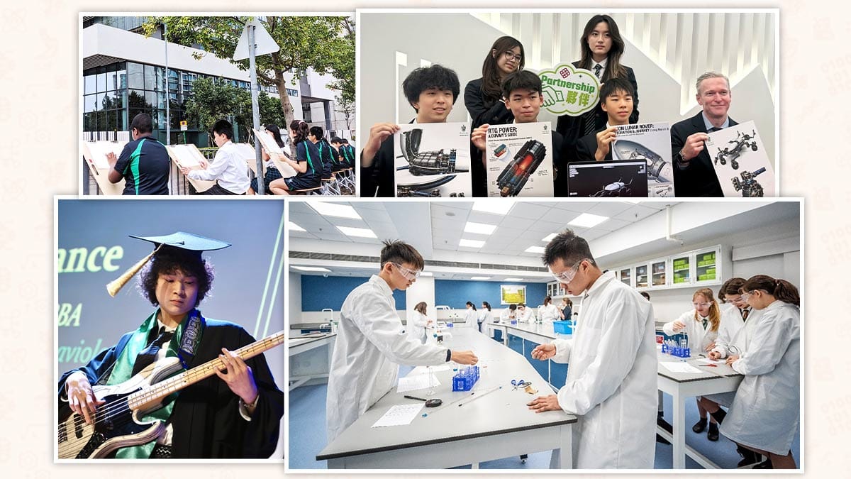 Malvern College Hong Kong (MCHK) students: science lab, space project and outdoor art