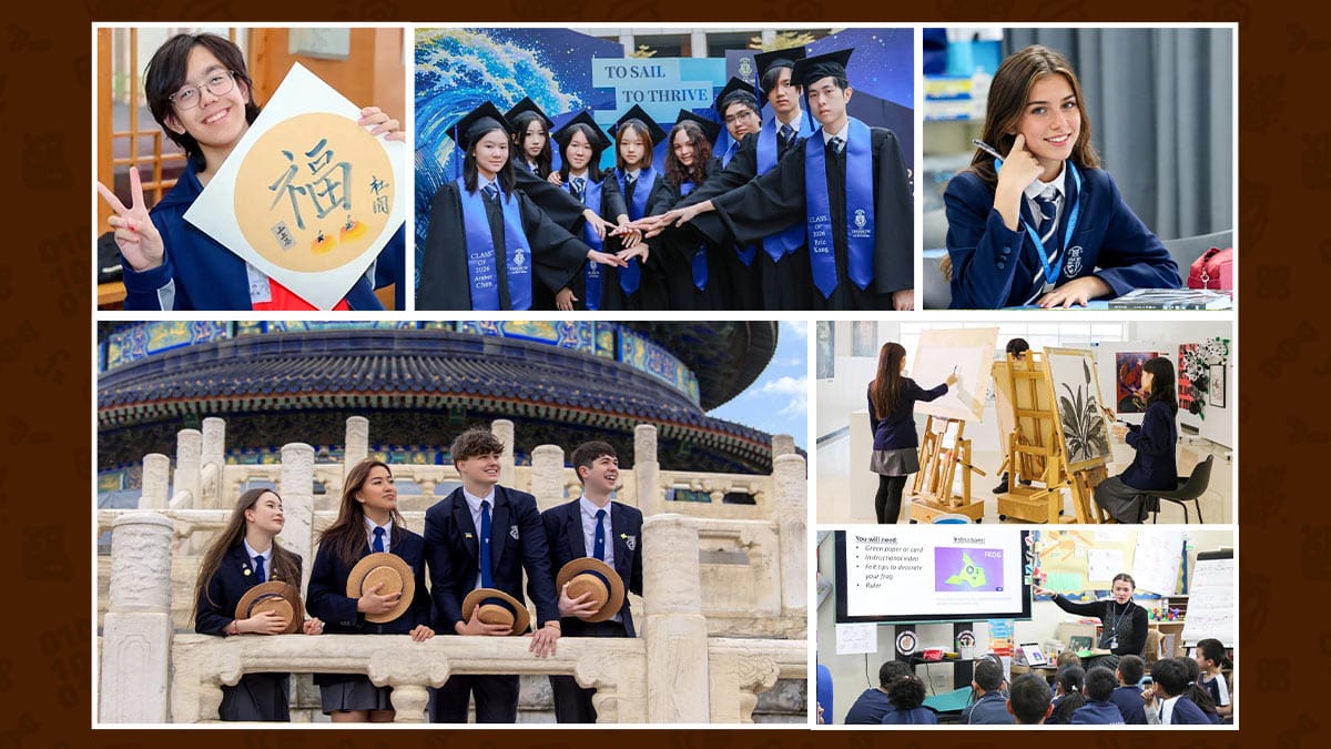 Harrow International Schools in China students at graduation and cultural events