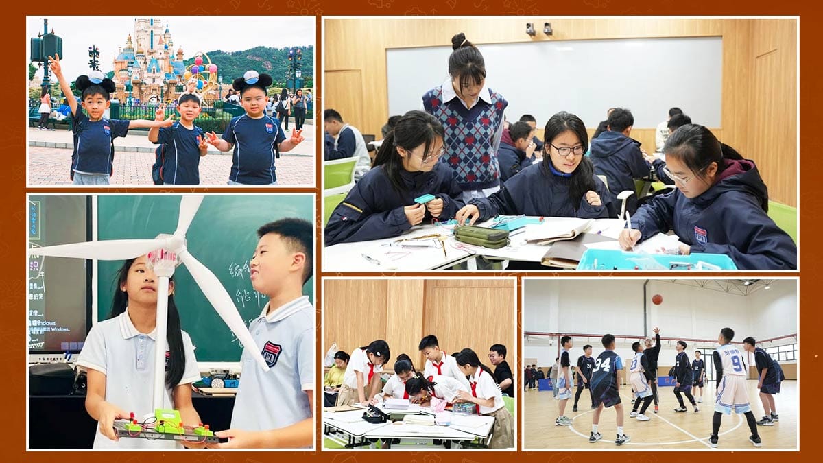 Quzhou Foreign Language School (QFLS) student life: STEM projects, class and basketball