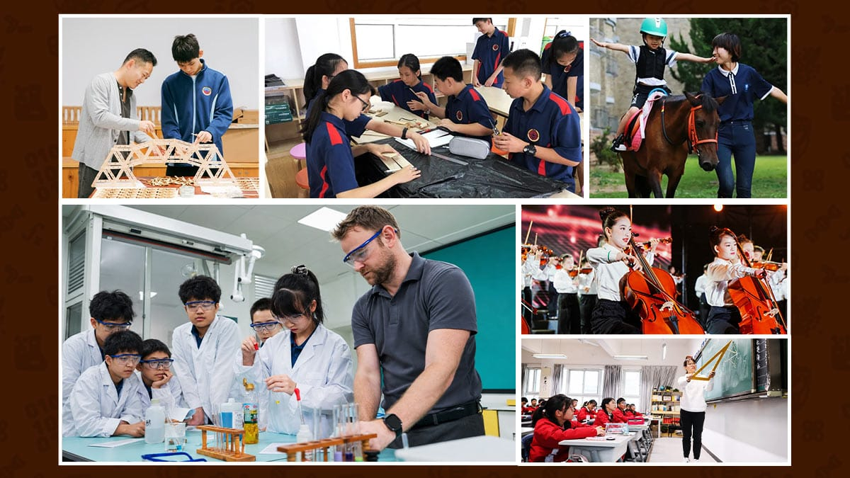 Ningbo Huamao International School (NBHIS) academics: science labs, STEM and orchestra