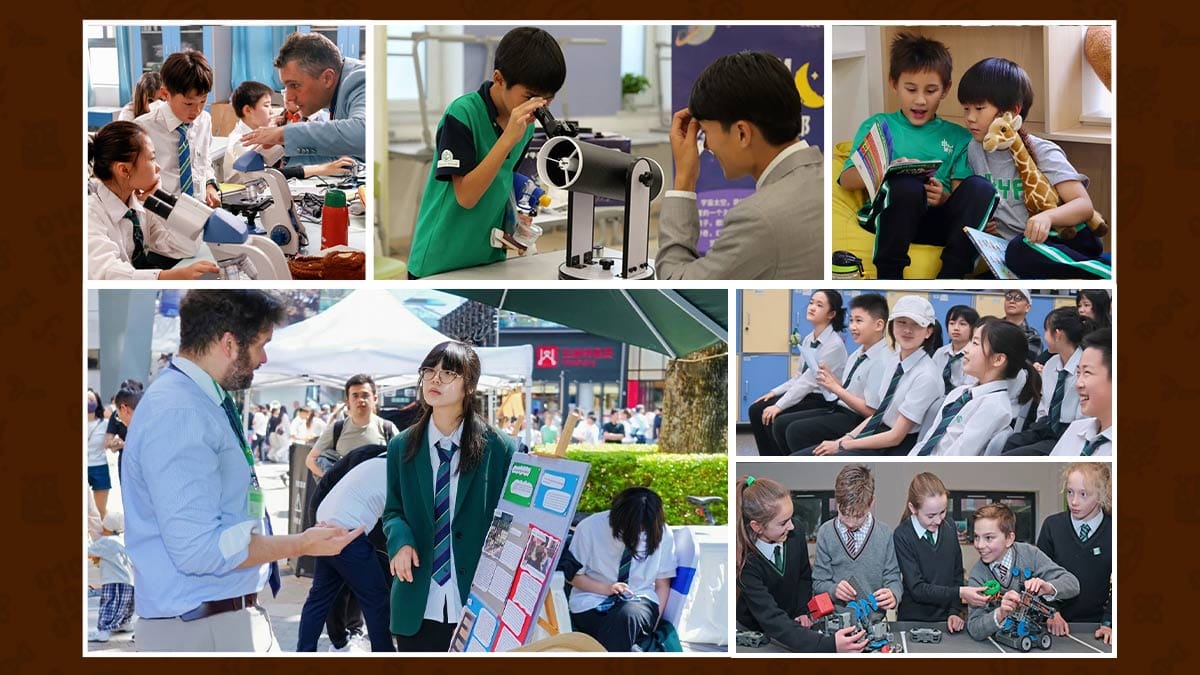 Kunming World Youth Academy students: science, robotics, reading and project displays
