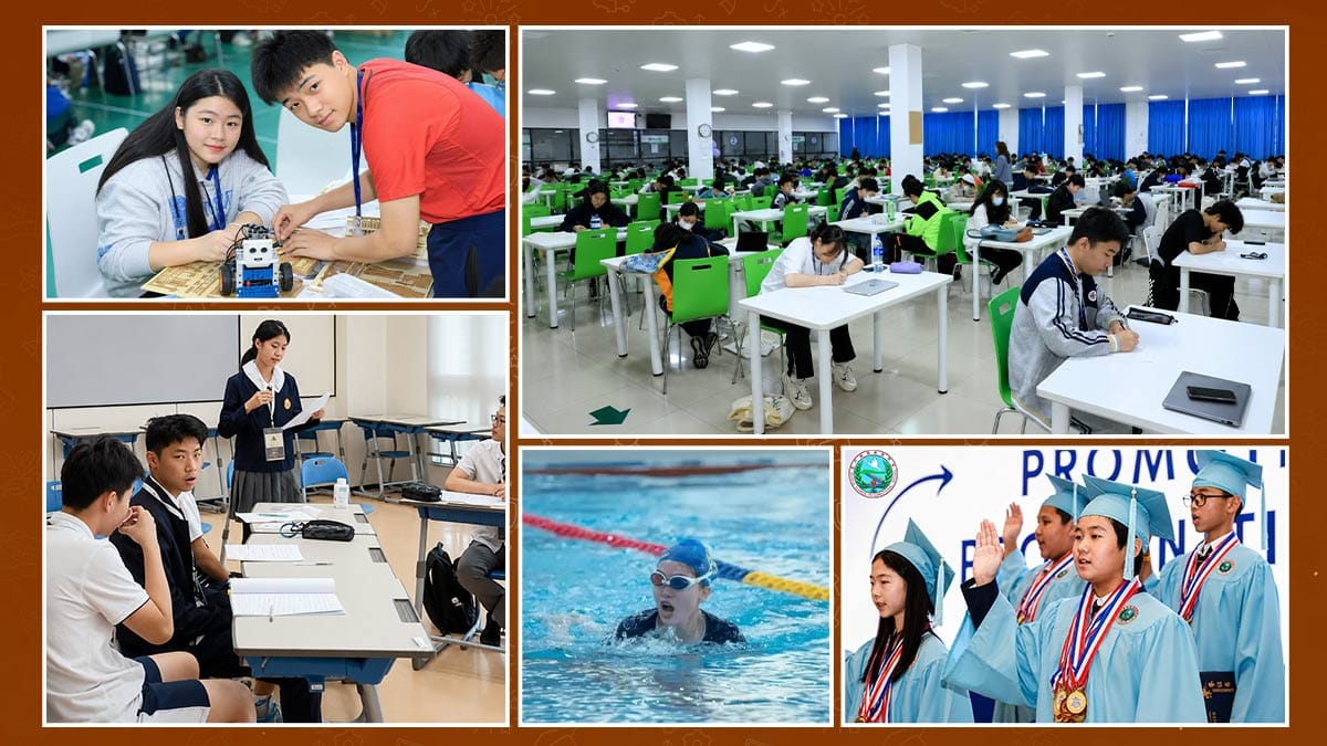 Manila Xiamen International School MXIS robotics, study hall, swimming and graduation