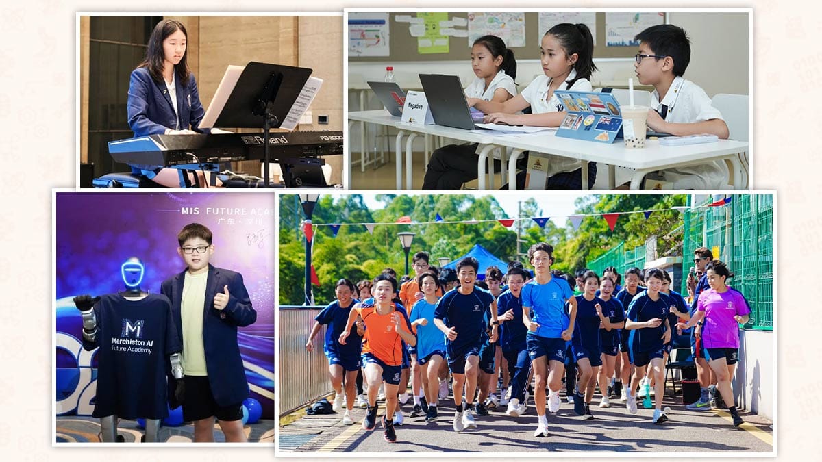 Merchiston International School Shenzhen students in piano, debate, AI and sports