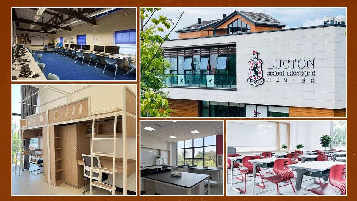 Lucton School Chongqing building, computer lab, dorm and classroom facilities