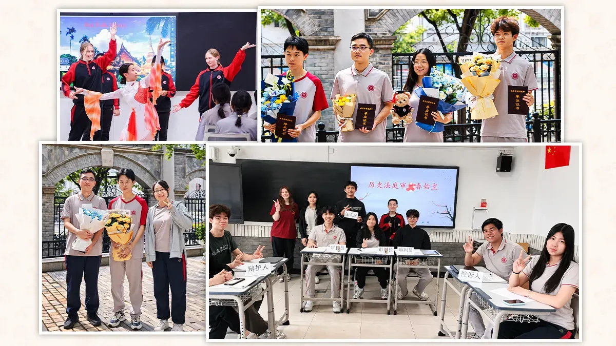 BNU High School (北京师范大学附属中学) international students — cultural performance, graduation ceremony and history mock trial class