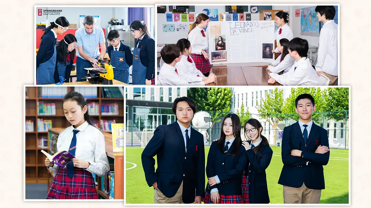 Springboard International Bilingual School students participating in collaborative classroom and project-based learning