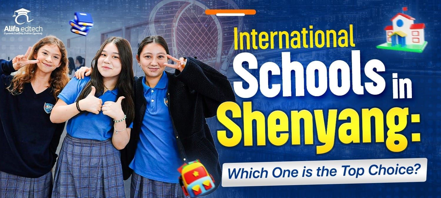 International schools in Shenyang comparison guide showing students in uniforms