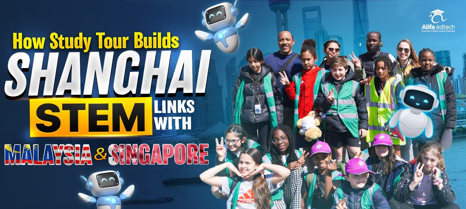 Study tour students from Malaysia and Singapore visit Shanghai for STEM education