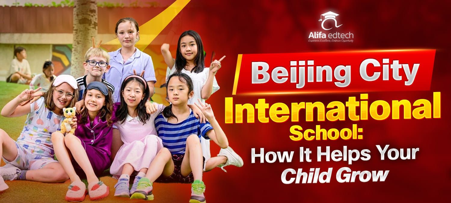 Beijing City International School students showcasing growth and development
