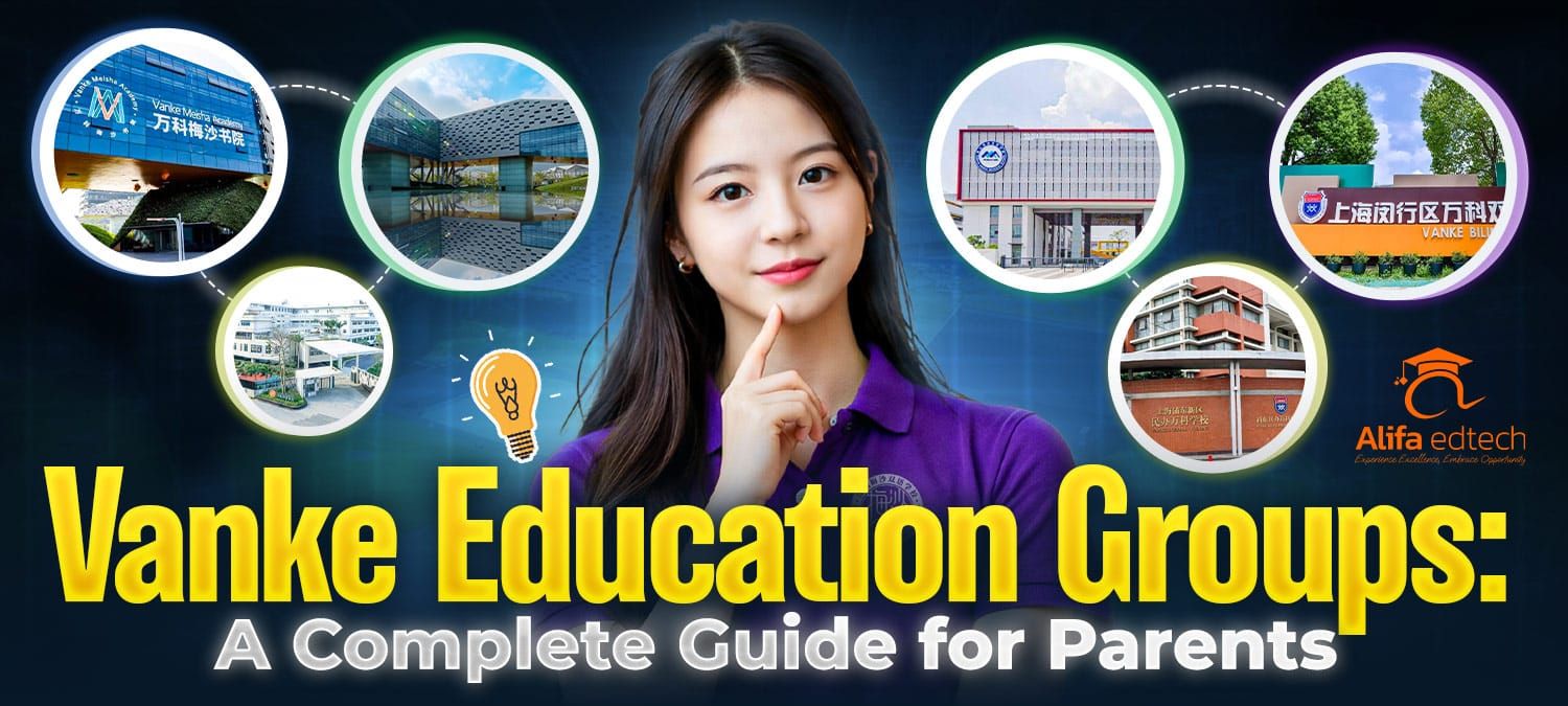 Vanke Education Group's complete parent guide featuring schools and students