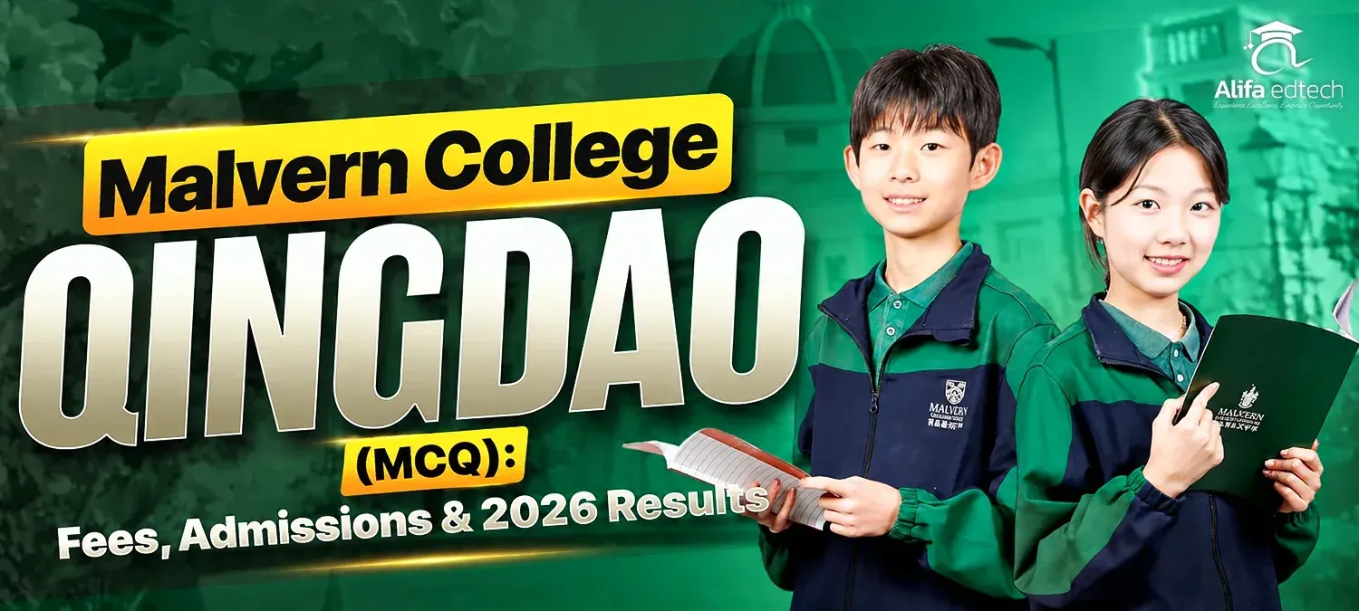 Malvern College Qingdao (MCQ): Fees, Admissions & 2026 Results — cover graphic by Alifa Education