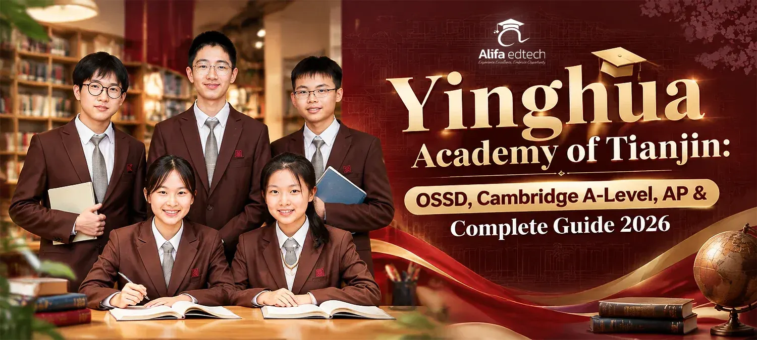 Yinghua Academy of Tianjin OSSD A-Level AP programme students