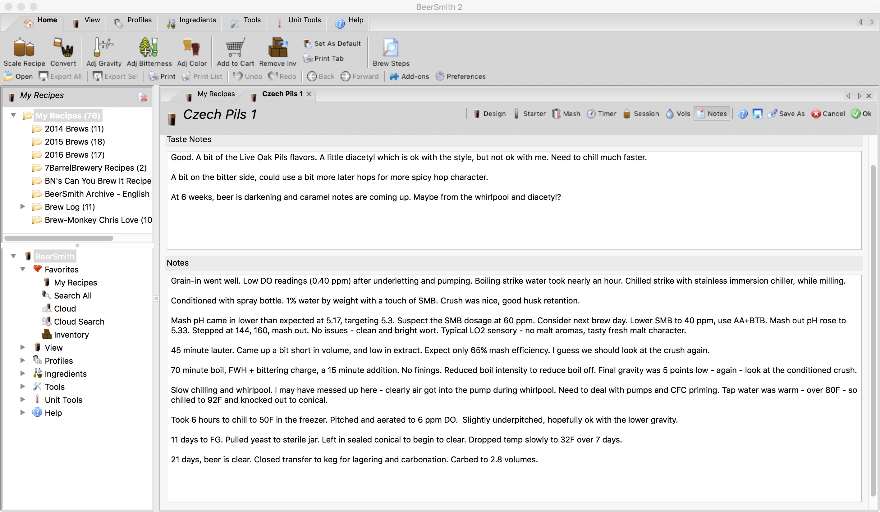 BeerSmith Notes