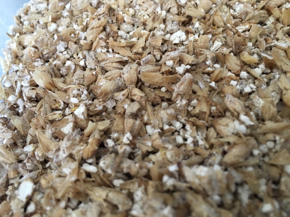 Wet Milled or Conditioned Malt after crush. 