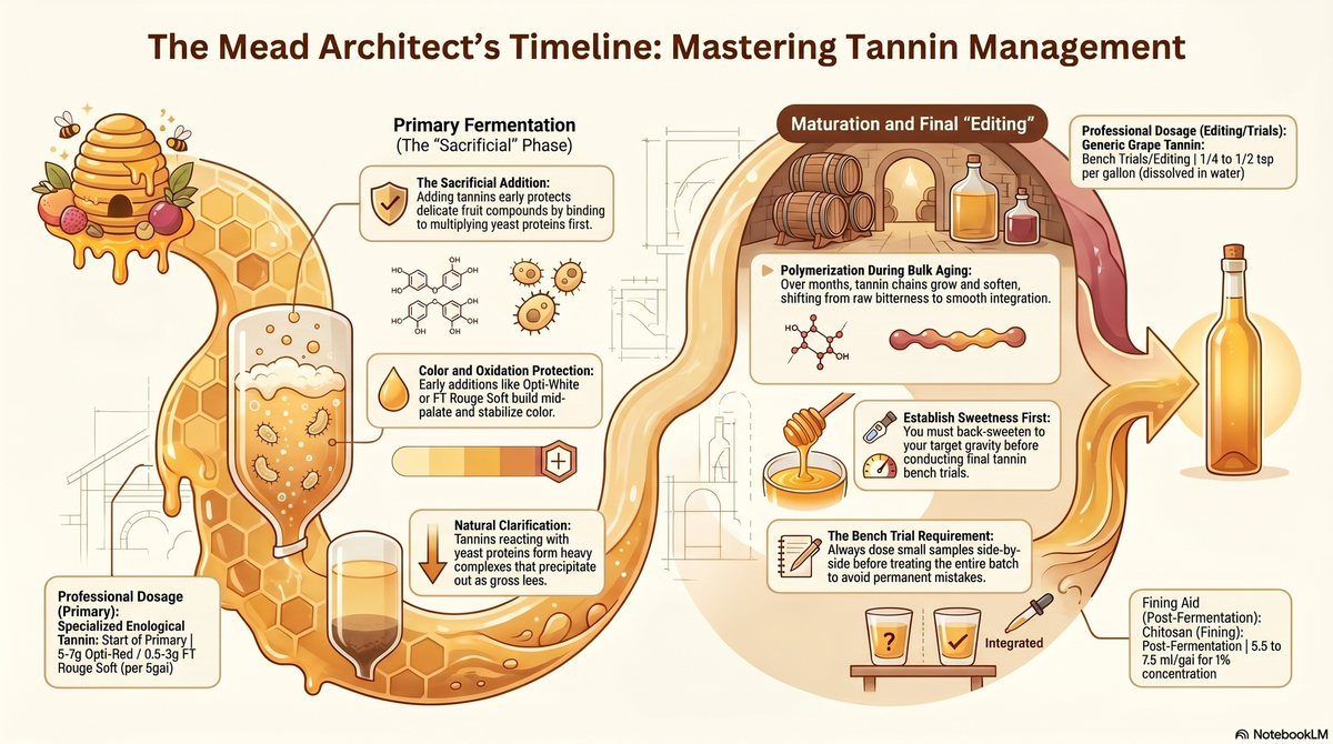 Mastering Tannin Management in Mead
