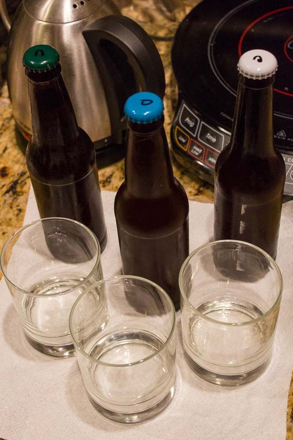 Yeast Experiment Update - Bottling Notes