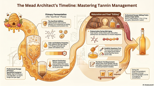 Mastering Tannin Management in Mead