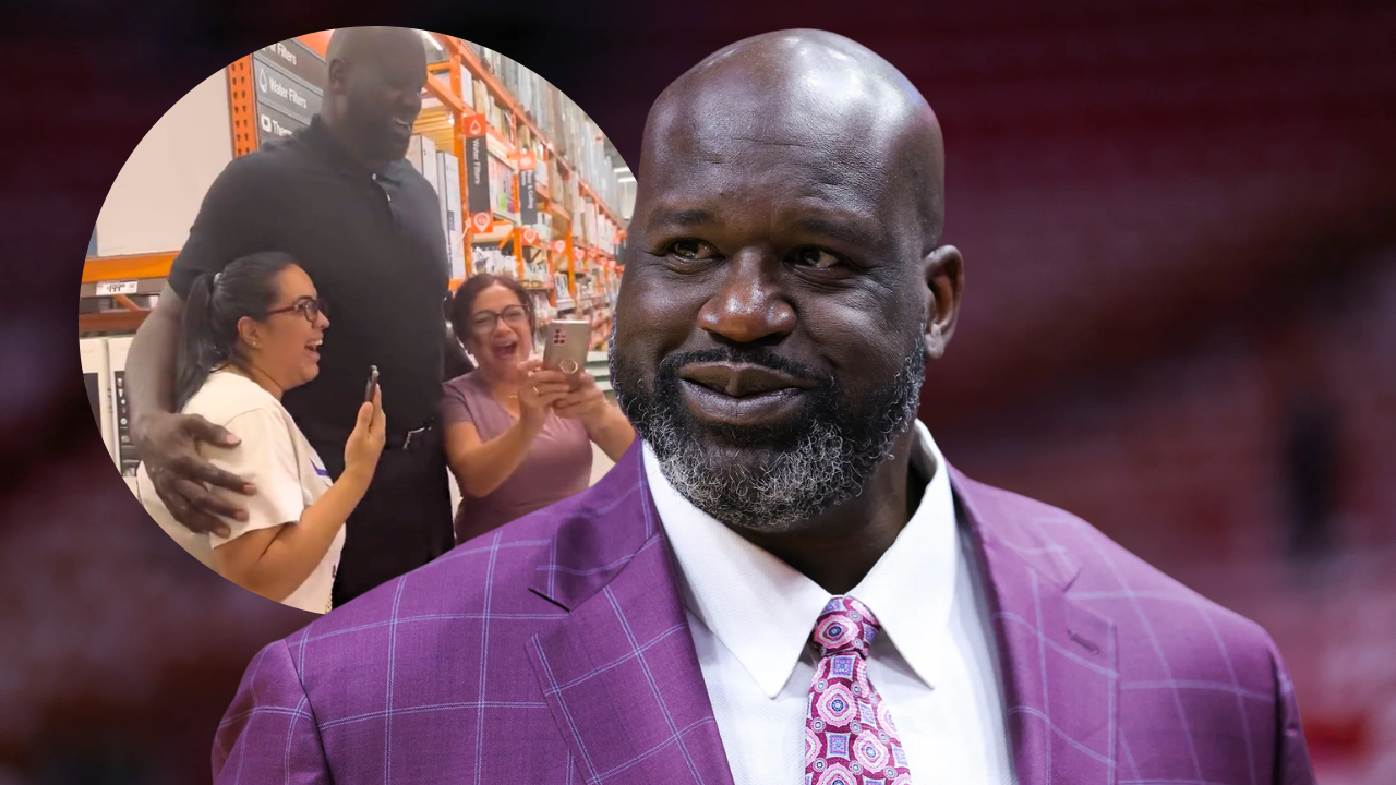 Shaquille O’Neal Pays for Family’s Washer and Dryer During Store Visit
