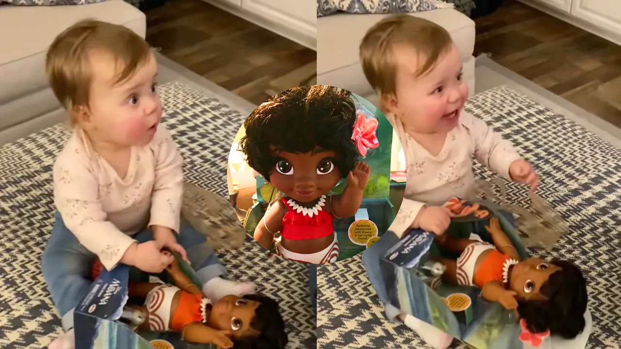 Baby’s Reaction to New Doll Draws Attention Online