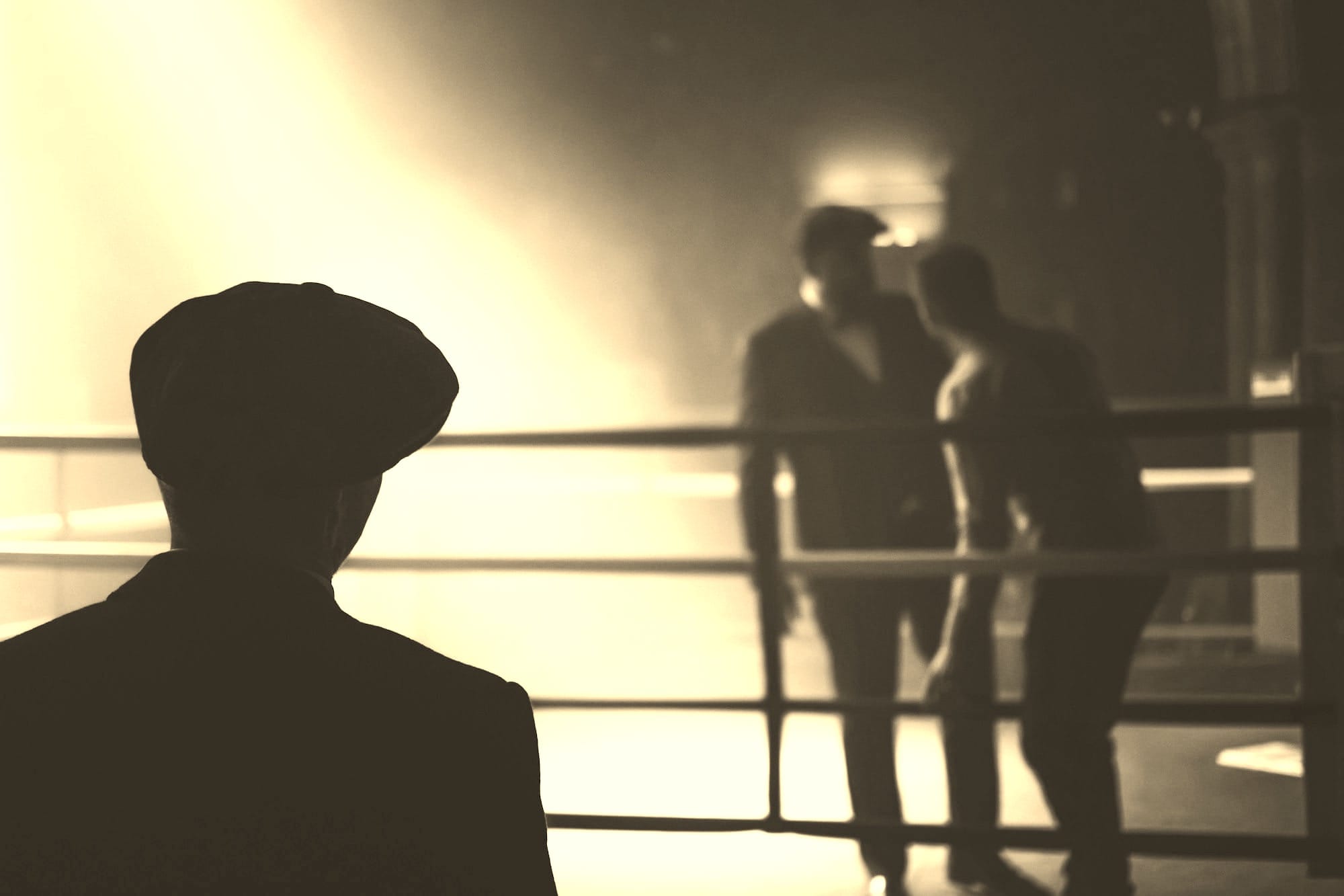 2 men in the ring facing