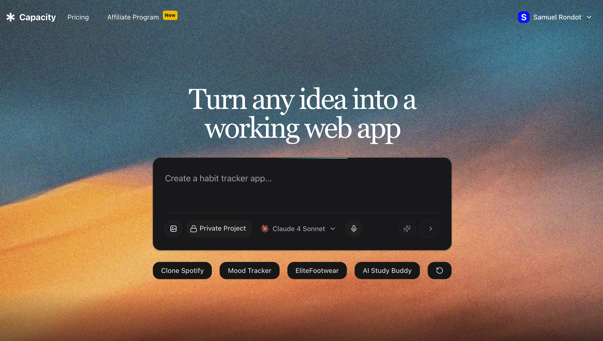 clone website with capacity