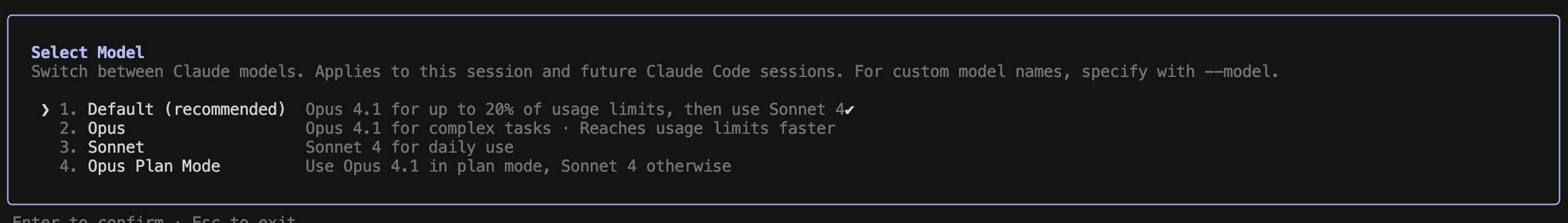 claude code switch between models