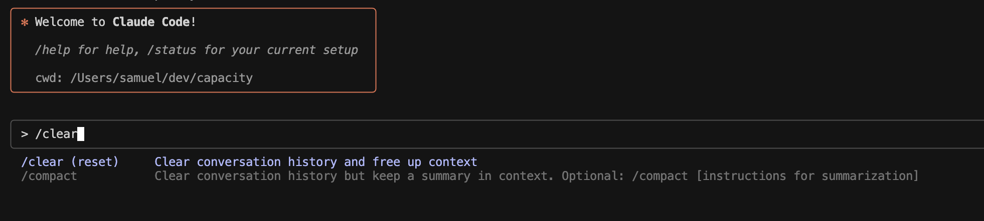 claude code clear memory