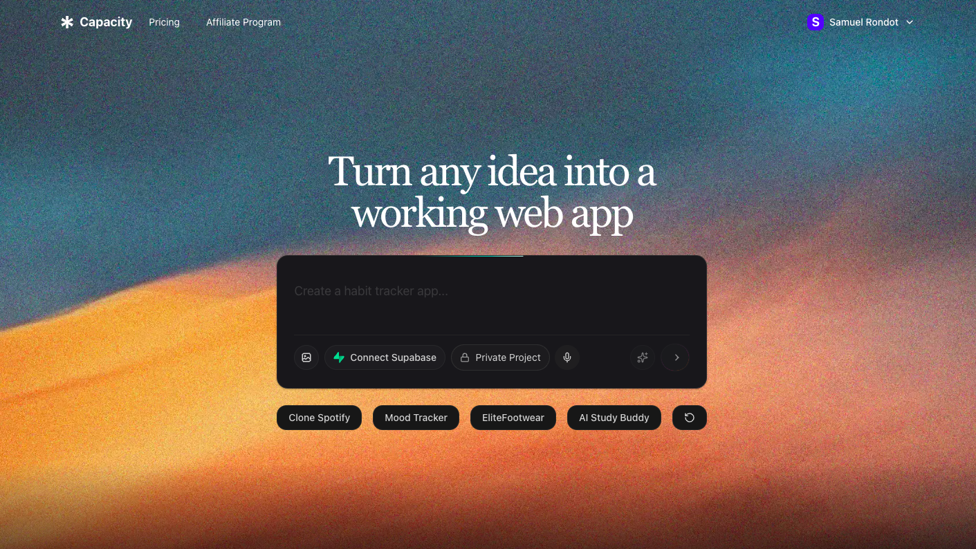 capacity.so, alternative to Claude Code