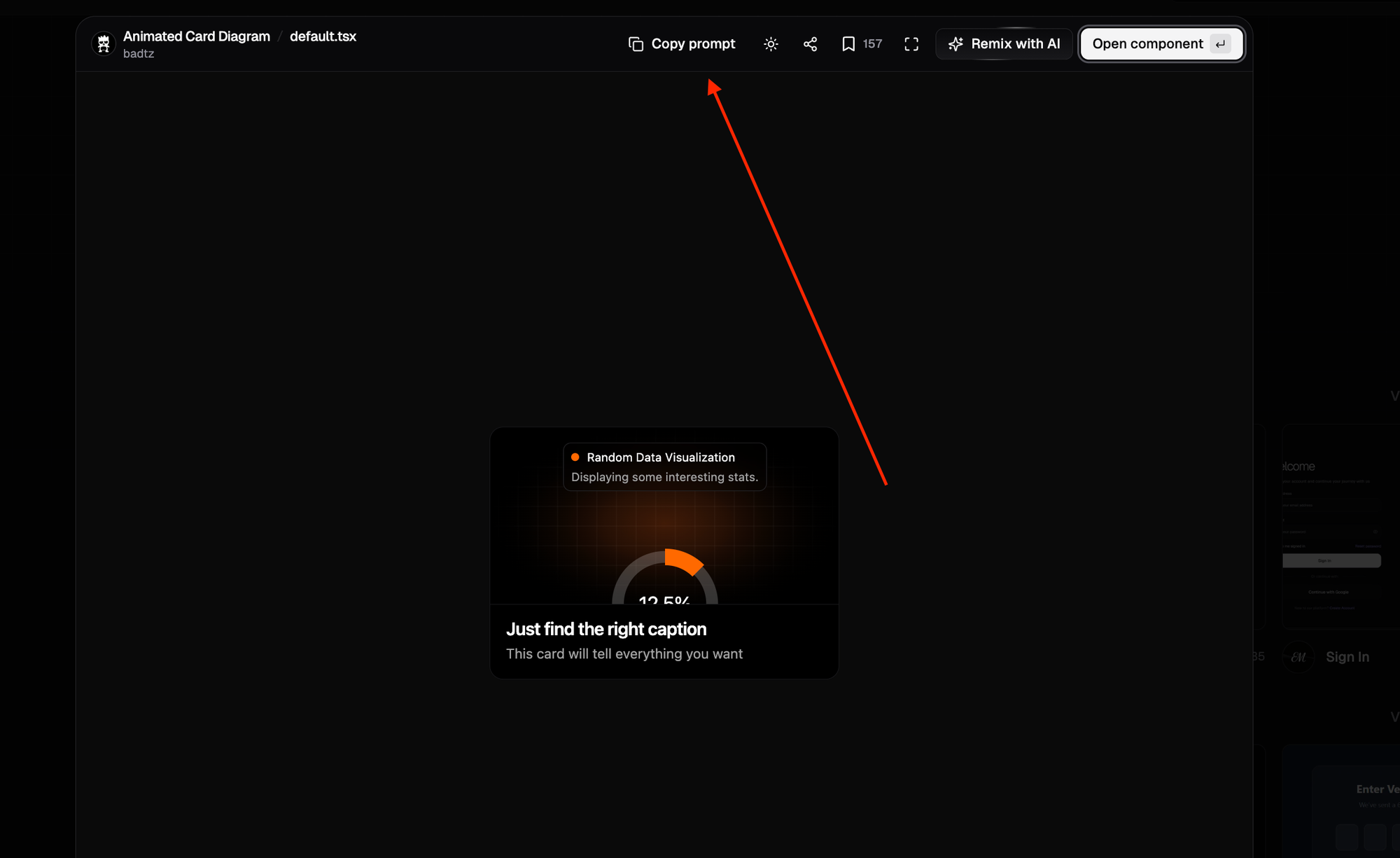 copy prompts from 21st dev