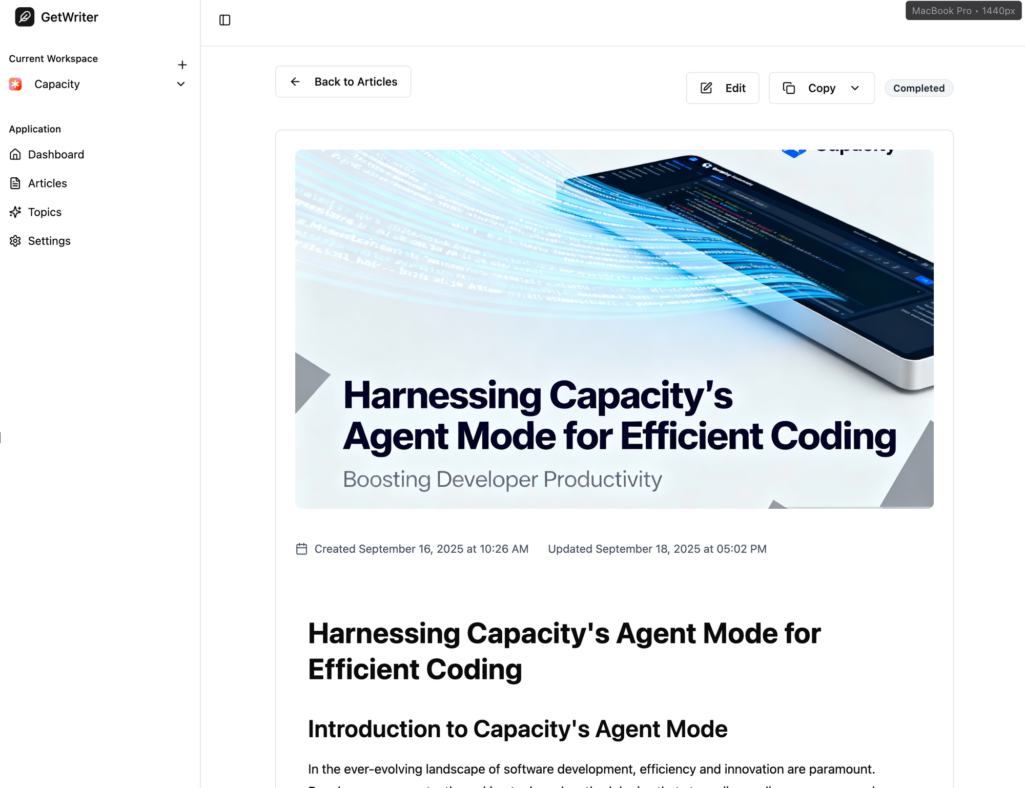 create web apps with AI