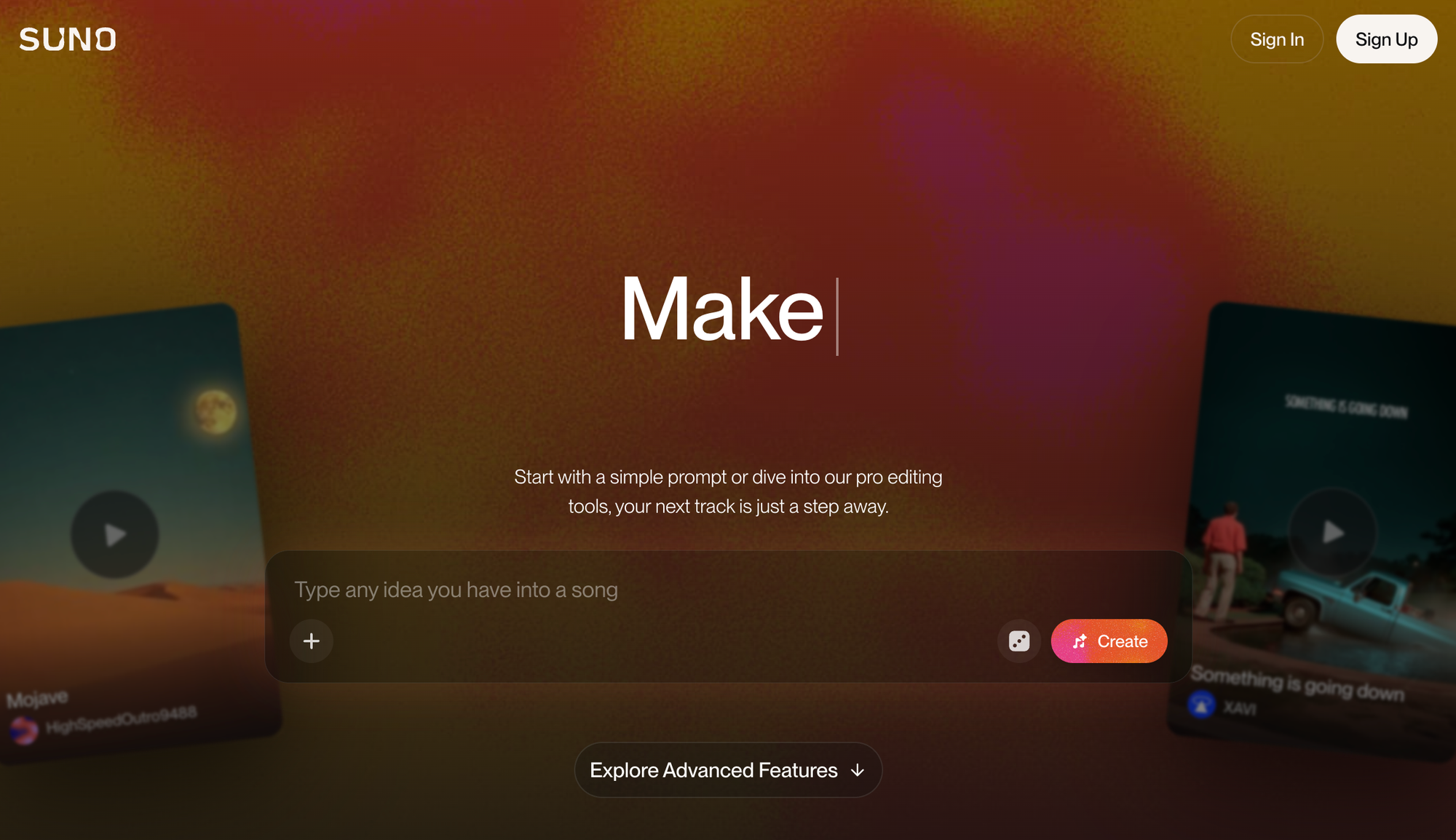 12. Suno : AI-Generated Music Composer