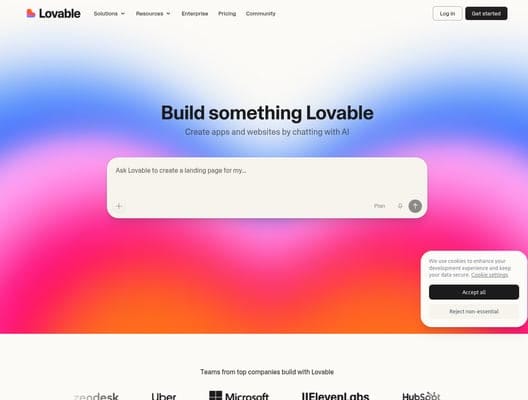 Lovable - AI-powered app and website builder for rapid prototyping