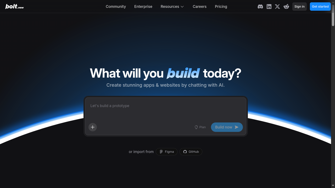 Bolt.new - AI-powered web development platform