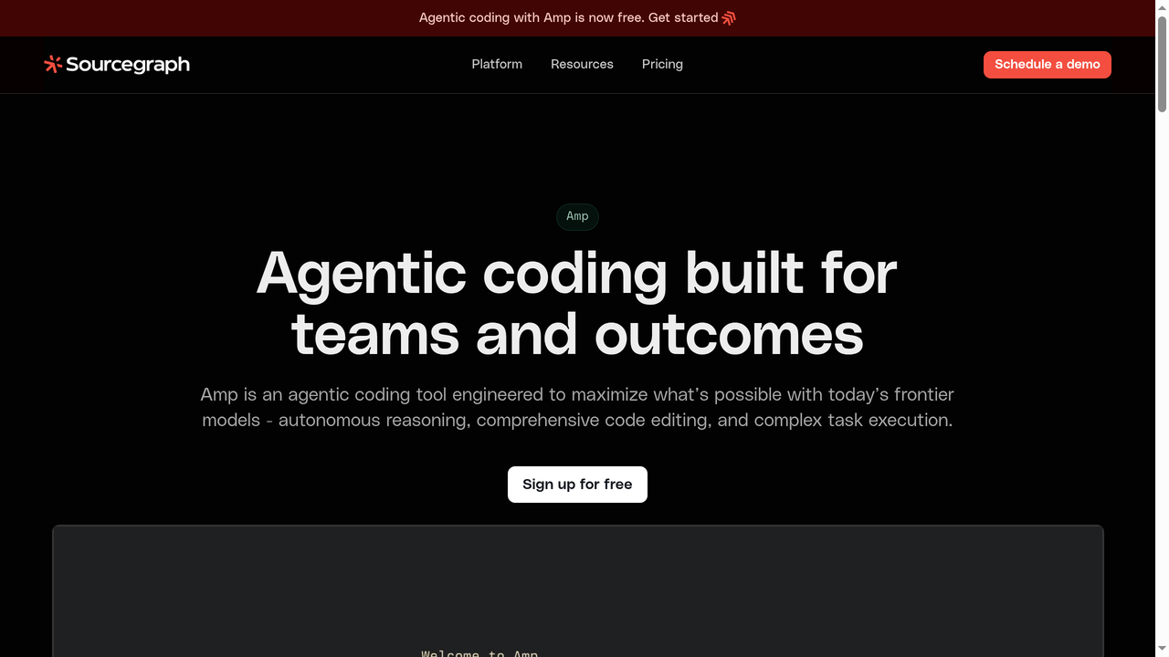 Sourcegraph Cody homepage