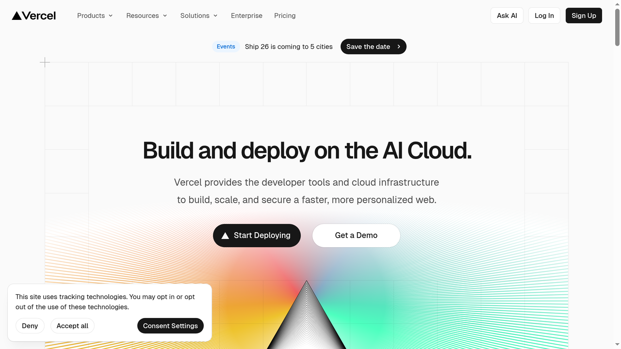 Vercel - la nube frontend con funciones serverless
