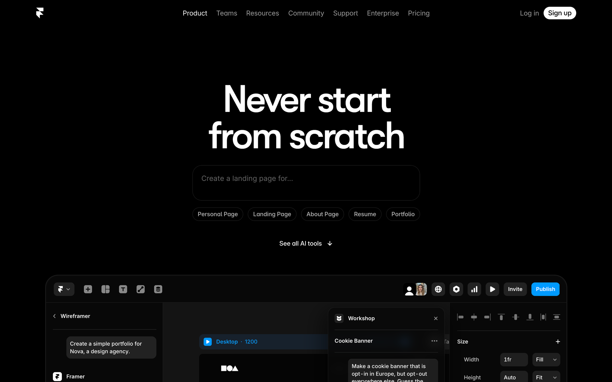 framer ai