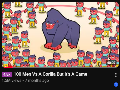 A YouTube video about "How Many Dudes" that got 1.5 million views.