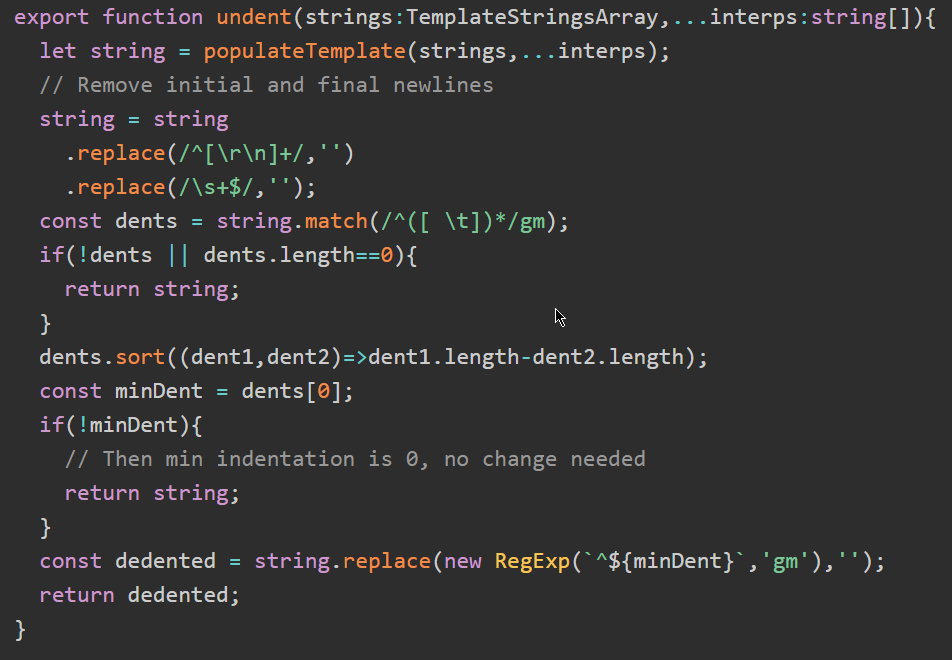 Prettify your JavaScript strings
