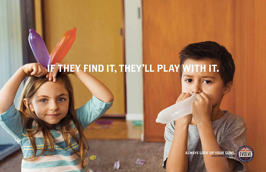 Lock Up Your Guns: Funny Ad Campaign Uses Dildos & Condoms To Promote Gun  Safety | Bored Panda