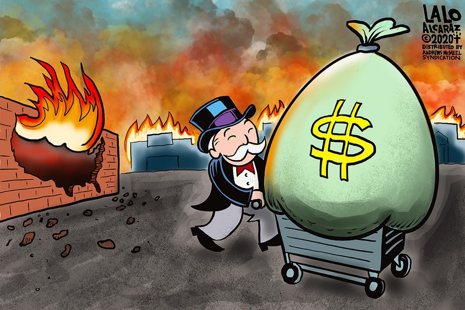 Cartoon: Loot like a billionaire