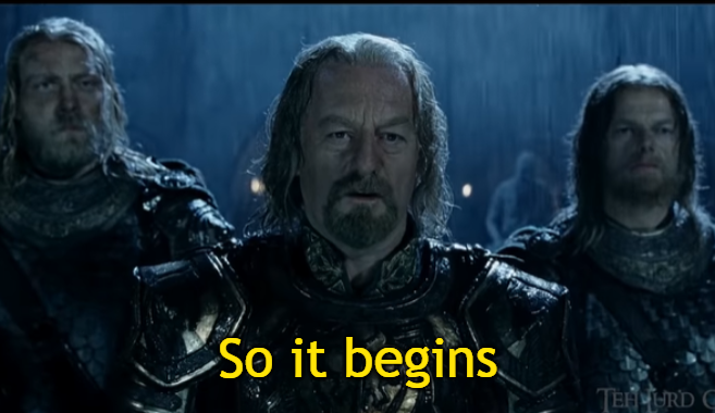 So It Begins Blank Template - Imgflip