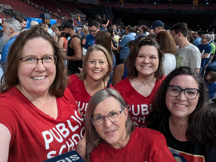 Scenes from the Harris-Walz Rally