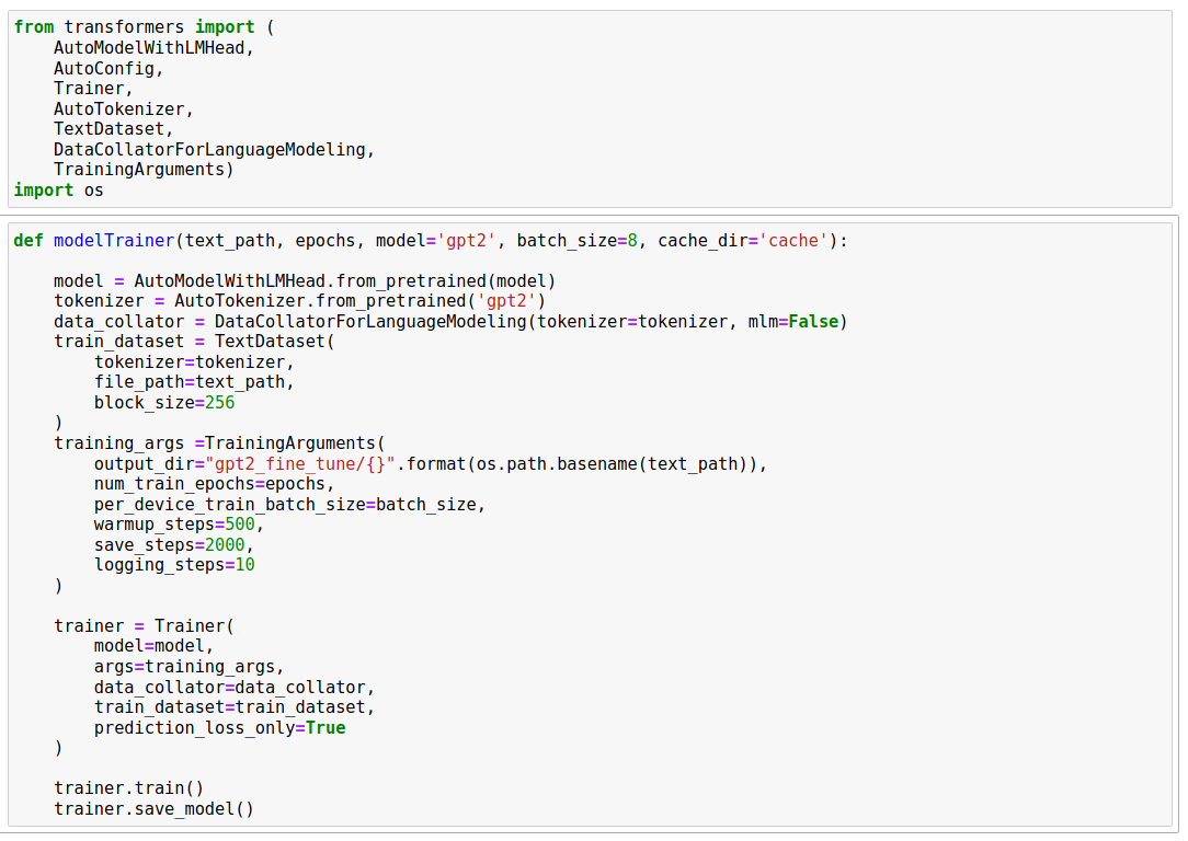 Defining the finetuner