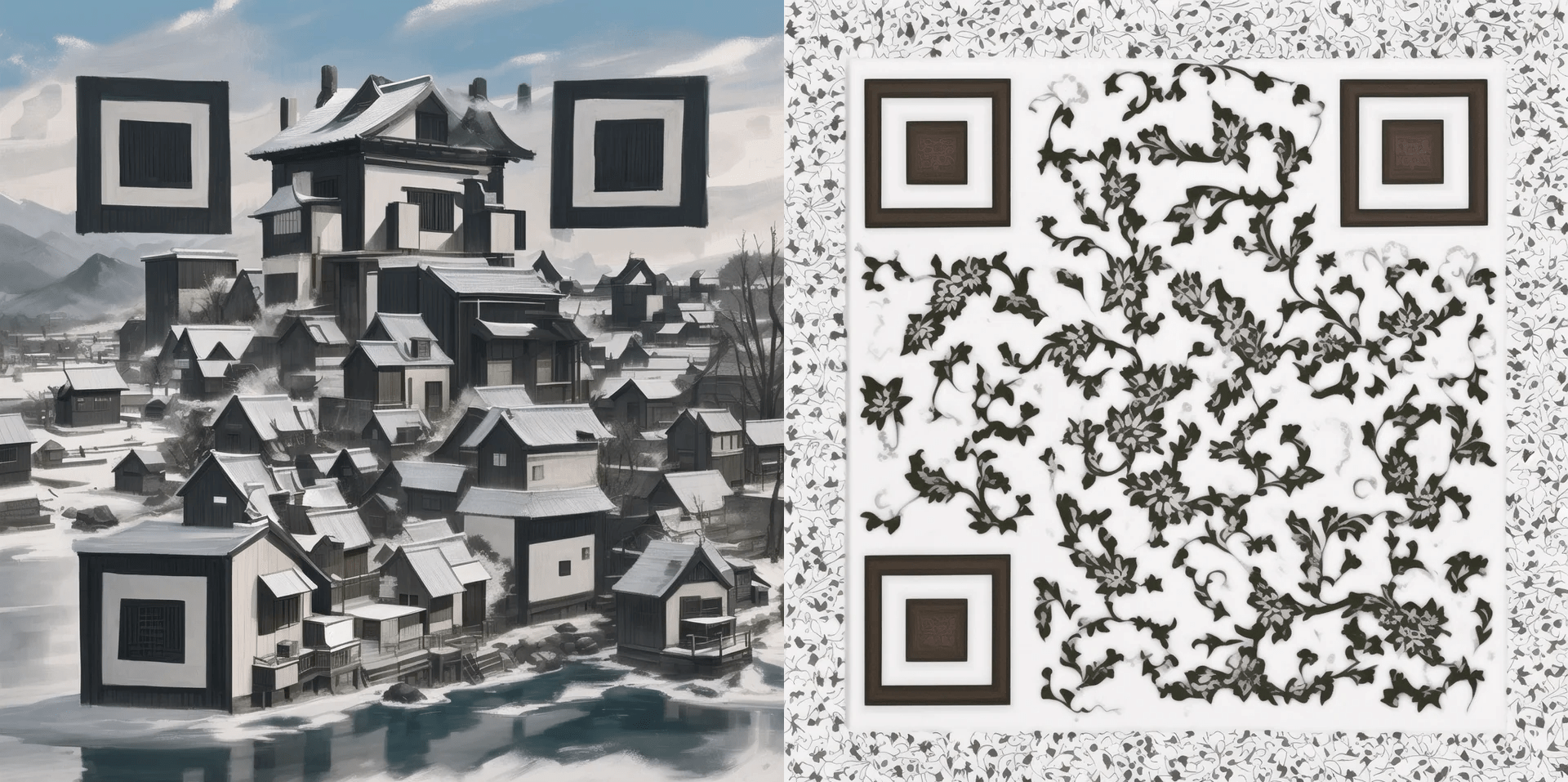 Sample QR-Code Created using ControlNet